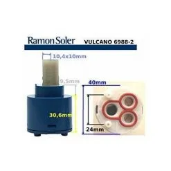 Cartouche Céramique VULCANO Pour Evier Avec Douchette Ramon Soler -Ramon Soler Soldes 1153128 3