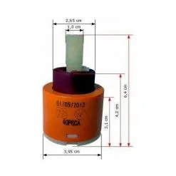 Cartouche Céramique Pour VULCANO DRAKO Evier Ramon Soler -Ramon Soler Soldes 1153133 3