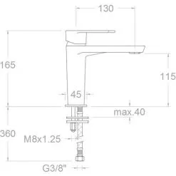 Mitigeur Lavabo (M) ALEXIA - Ramon Soler 360403 -Ramon Soler Soldes 11740519 3
