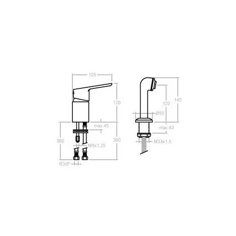 RAMON SOLER Mitigeur Et Douchette Coiffeur - AQUANOVA FLY 552202Y 2 RAMON SOLER Mitigeur Et Douchette Coiffeur - AQUANOVA FLY 552202Y – Image 2