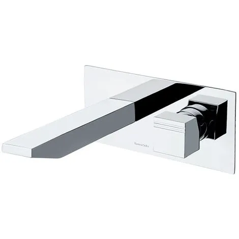 RAMON SOLER Mitigeur Lavabo Mural à Encastrer Hauteur 160 Mm, Hauteur Sous Bec 110 Mm, Saillie 140 Mm KUATRO 1 RAMON SOLER Mitigeur Lavabo Mural à Encastrer Hauteur 160 Mm, Hauteur Sous Bec 110 Mm, Saillie 140 Mm KUATRO