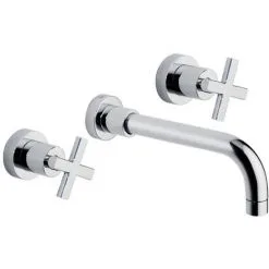 RAMON SOLER Mélangeur Lavabo Mural à Encastrer Avec Une Tête En Céramique 1/2 Tour RS-CROSS