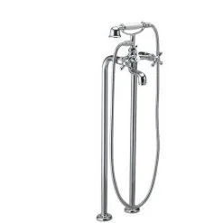 RAMON SOLER Mélangeur Bain-douche Avec Colonnes De 800mm Avec Ensemble + Tête Céramique 1/2 Tour