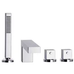 RAMON SOLER Mitigeur Bain-douche Thermostatique Sur Gorge KUATRO Avec Poignées Laiton