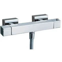 RAMON SOLER Mitigeur Thermostatique Douche. Entraxe 150 Mm +/- 24mm. Poignées Laiton. Blocage Tº 38ºC KUATRO