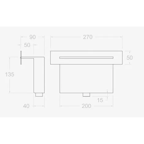 Plaque Encastré Avec Bec Cascade - Ramon Soler RCE02 3 Plaque Encastré Avec Bec Cascade - Ramon Soler RCE02 – Image 3