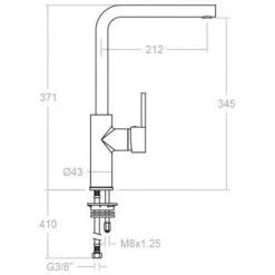 RAMON SOLER Mitigeur Dévier Bec Haut Orientable Drako 3329 -Ramon Soler Soldes 19920888 3