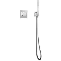 Ensemble Mitigeur De Douche Encastré Avec Douchette Et Flexible KUATRO - Ramon Soler K4718011