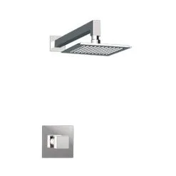 Kit KUATRO Mitigeur Douche Encastré Avec Tête De Douche Inox Et Bras Mural - Ramon Soler K4718012