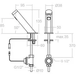 Mitigeur Lavabo électronique Eau Froide - Ramon Soler 8119B -Ramon Soler Soldes 23999392 3