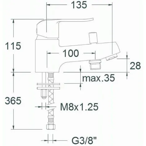 RAMON SOLER Mitigeur Bain/douche Monotrou Ypsilon Plus 6416S 2 RAMON SOLER Mitigeur Bain/douche Monotrou Ypsilon Plus 6416S – Image 2
