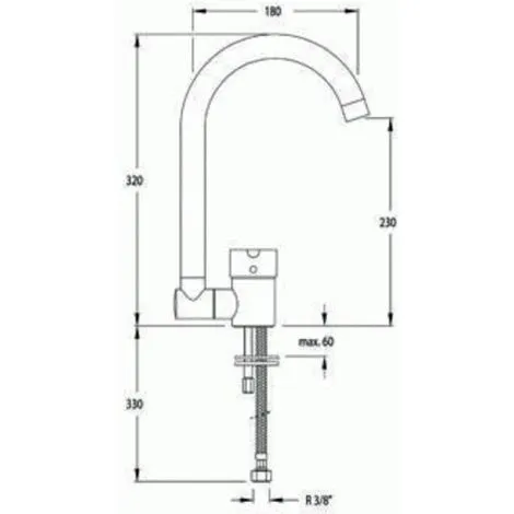 RAMON SOLER Mitigeur Dévier Bec Basculant Drako 3369 2 RAMON SOLER Mitigeur Dévier Bec Basculant Drako 3369 – Image 2