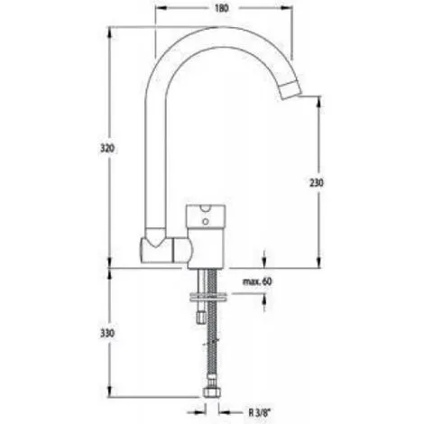 RAMON SOLER Mitigeur Dévier Bec Basculant Drako 3369 3 RAMON SOLER Mitigeur Dévier Bec Basculant Drako 3369 – Image 3
