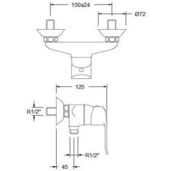 RAMON SOLER Mitigeur Douche Ypsilon Plus 6408S -Ramon Soler Soldes 24385330 3