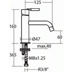 RAMON SOLER Mitigeur De Lavabo ATICA Hauteur 160mm -Ramon Soler Soldes 24385332 2