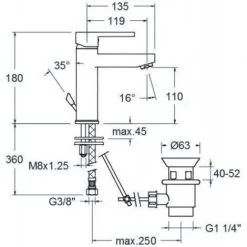 RAMON SOLER Mitigeur Lavabo C2 Drako 330402 -Ramon Soler Soldes 24385336 3