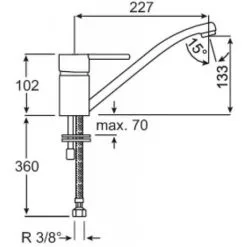 RAMON SOLER Mitigeur Dévier Bec Fondu Drako Chromé 3309 5 RAMON SOLER Mitigeur Dévier Bec Fondu Drako Chromé 3309 -Ramon Soler Soldes 24386637 3