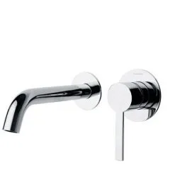 Mitigeur Lavabo Mural à Encastrer DRAKO Avec Bec 240mm - Ramon Soler - 332103