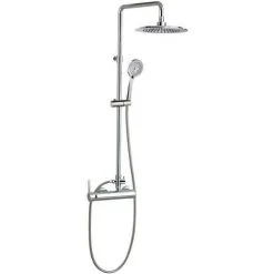 Colonne Mitigeur Douche DRAKO Avec Douchette ABS Anticalcaire Ø240mm - Ramon Soler - 3347RP240