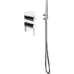 Ensemble Mitigeur De Douche Encastré 2 Voies DRAKO Avec Douche De Tête, Bras, Support, Flexible Et Douchette - Ramon Soler - K3315021
