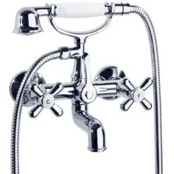 Mélangeur Bain-douche GAUDI Avec Tête Céramique 1/2 Tour Et Ensemble Flexible Douchette - Ramon Soler - 3105CG