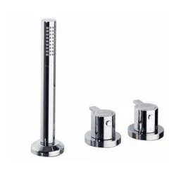 Ensemble Bain-douche Thermostatique Sur Gorge DRAKO Avec Poignées Laiton - Ramon Soler - 3333TSCAM