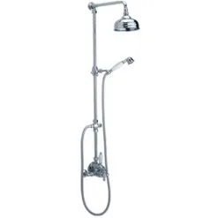 Colonne De Douche Thermostatique GAUDI Avec Douche De Tête Laiton Ø200mm Et Douchette Laiton - Ramon Soler - 3064G