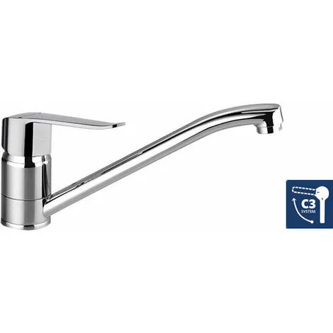 Mitigeur évier YPSILON PLUS Bec Moulé Avec économie D'eau - Ramon Soler - 6499 1 Mitigeur évier YPSILON PLUS Bec Moulé Avec économie D'eau - Ramon Soler - 6499