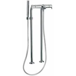 Mitigeur Thermostatique Bain-douche Sur Colonne DRAKO De 800mm Avec Ensemble Flexible Et Douchette - Ramon Soler - 3335M