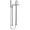 Mélangeur Bain-douche Sur Colonnes RS-CROSS De 800mm Avec Ensemble Flexible Et Douchette - Ramon Soler - 6235MO